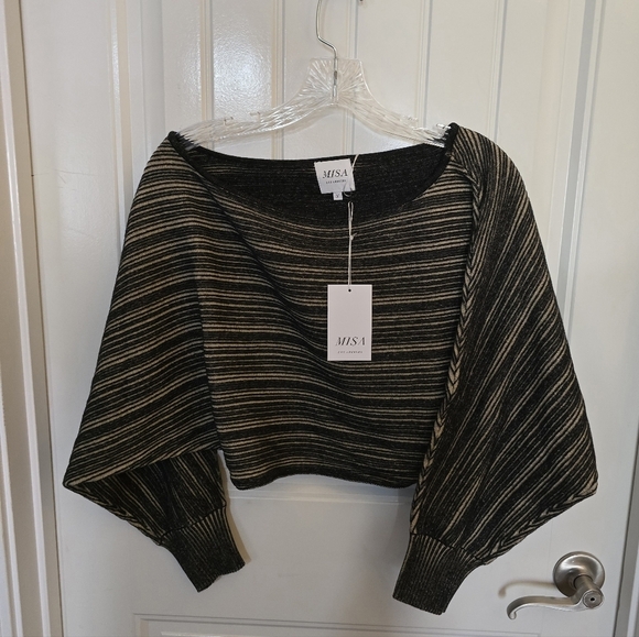 Misa Los Angeles Black Nia Top - Picture 4 of 6